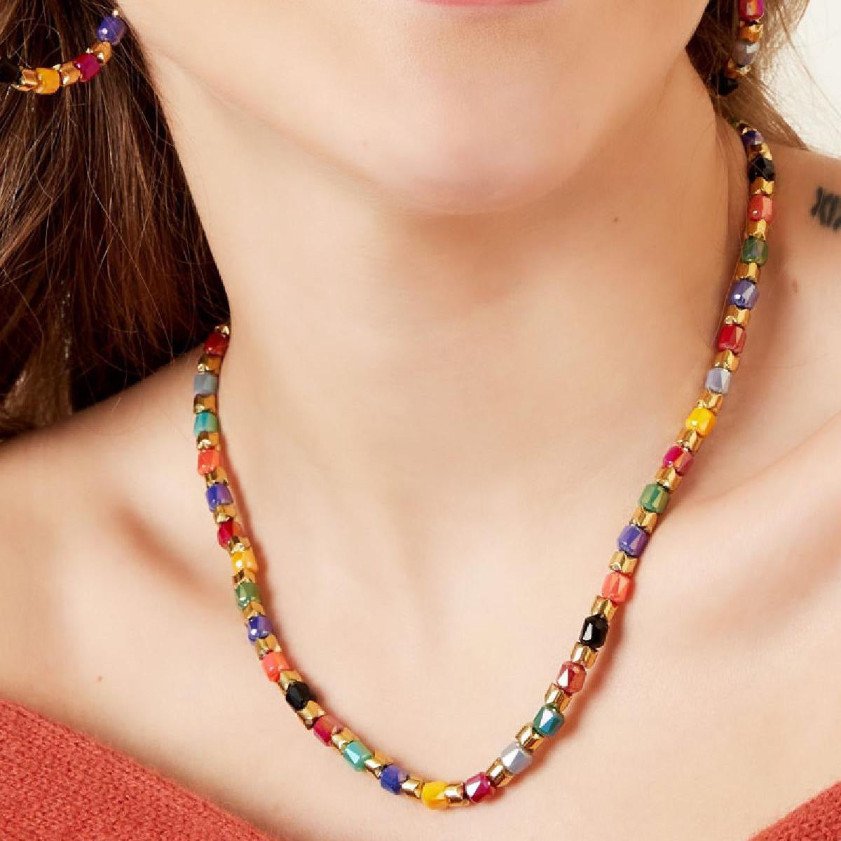 Ketting multicolour K010
