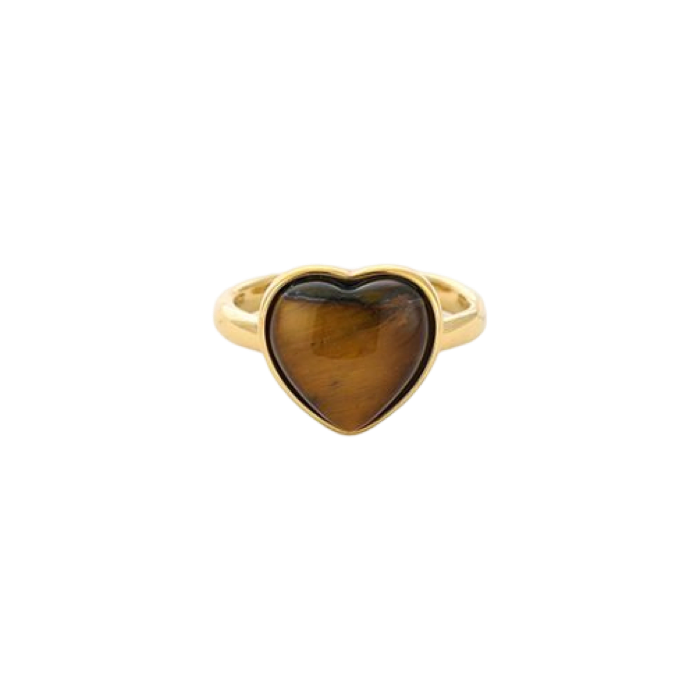 Ring Heartfull R030 Bruin