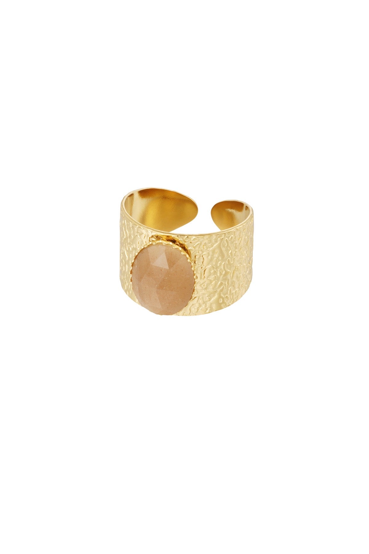 Ring Bold met steen R009 Goud
