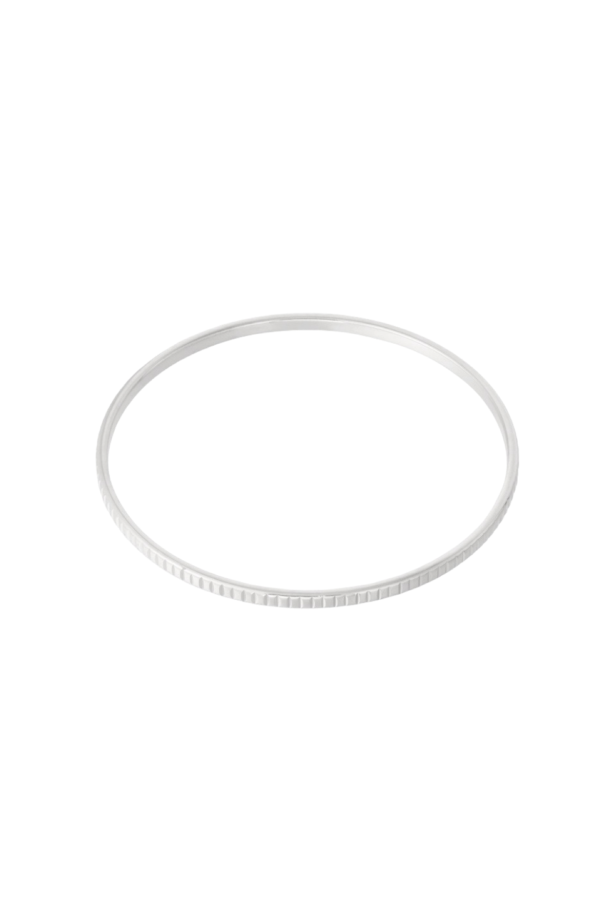 Armband small bangle A028 Zilver