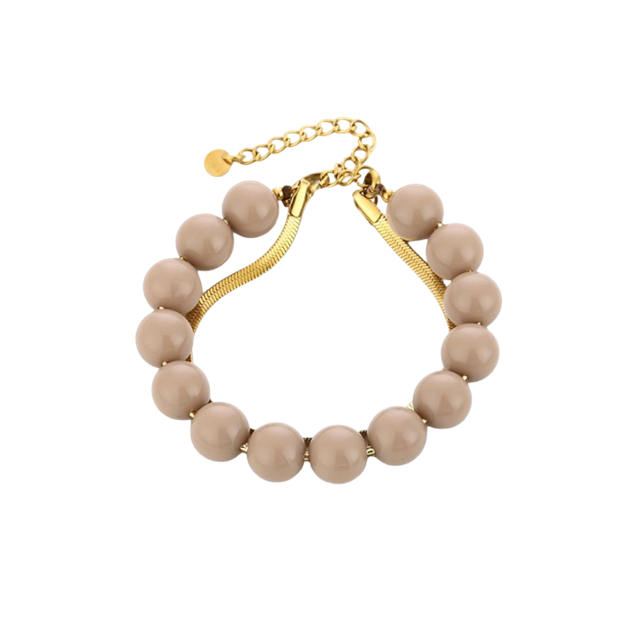 Armband Bubble A023 Beige