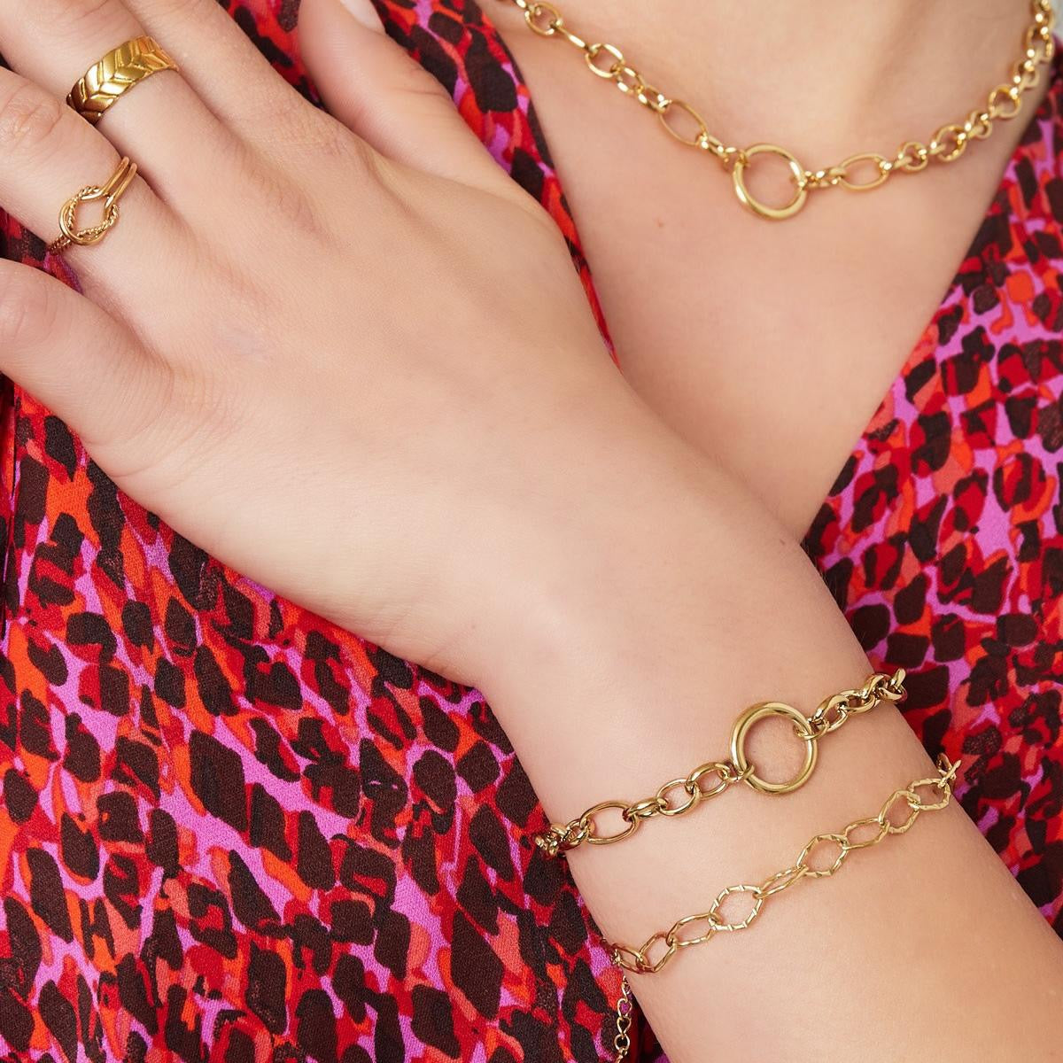 Armband met bedel oogje A013