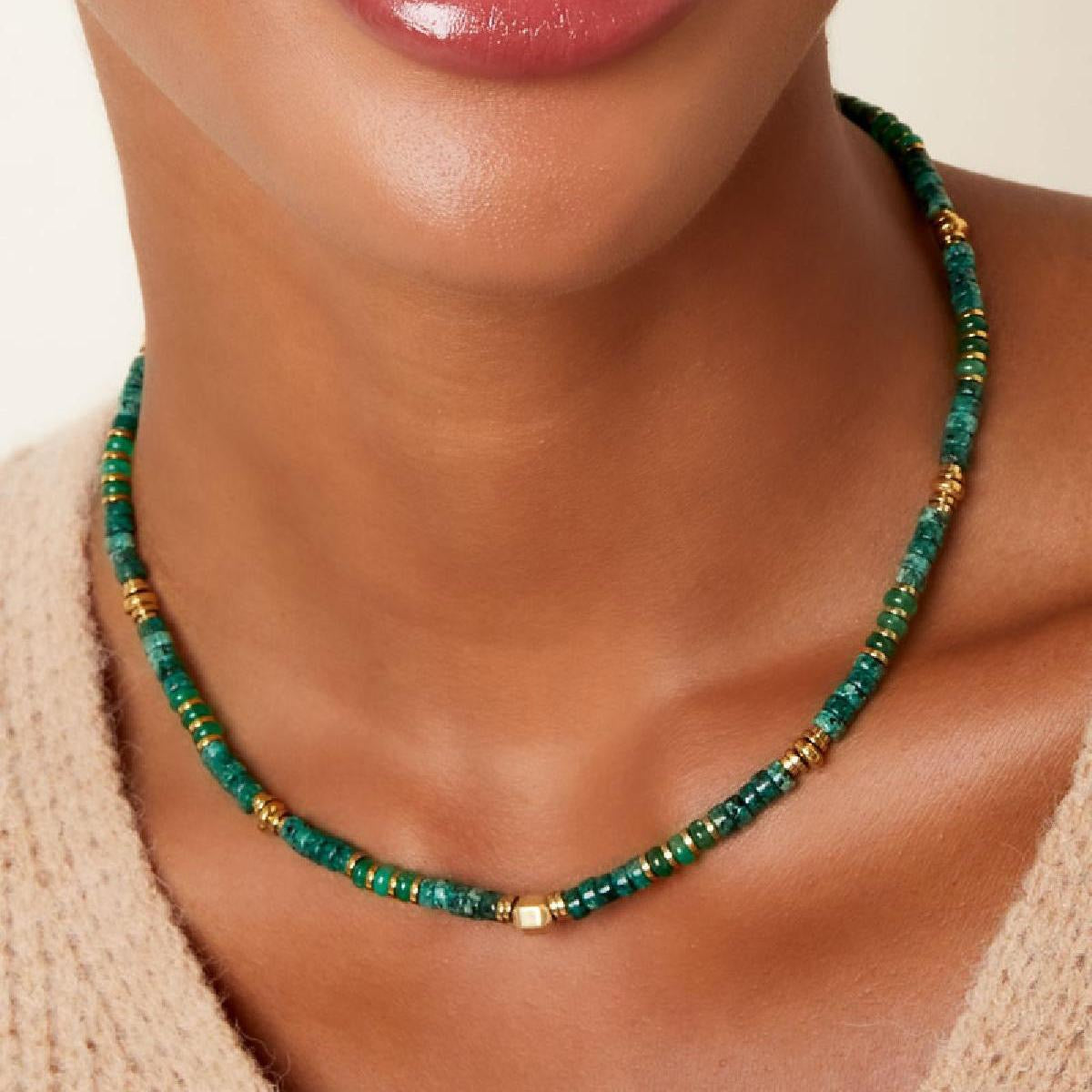Ketting Annefleur K011 Groen