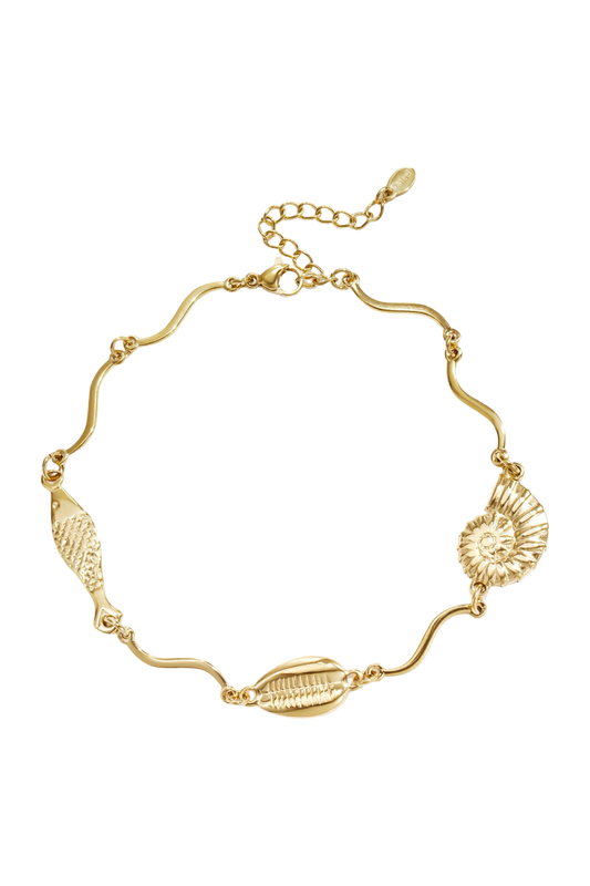 Enkelbandje Sealife EB003 Goud