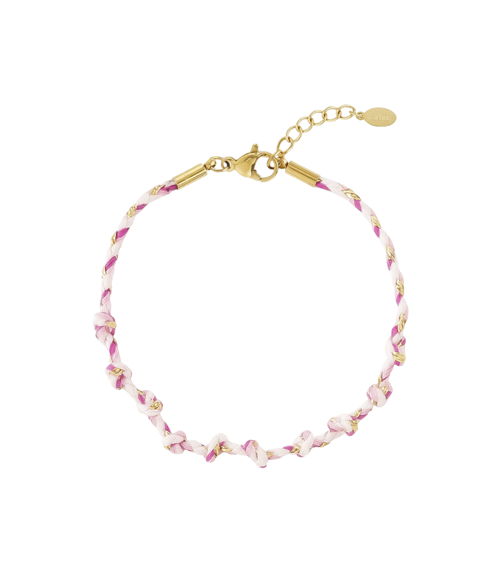 Charm Bracelet CS001 Roze