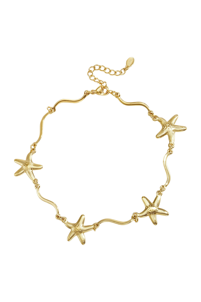 Enkelbandje Seastars EB002 Goud