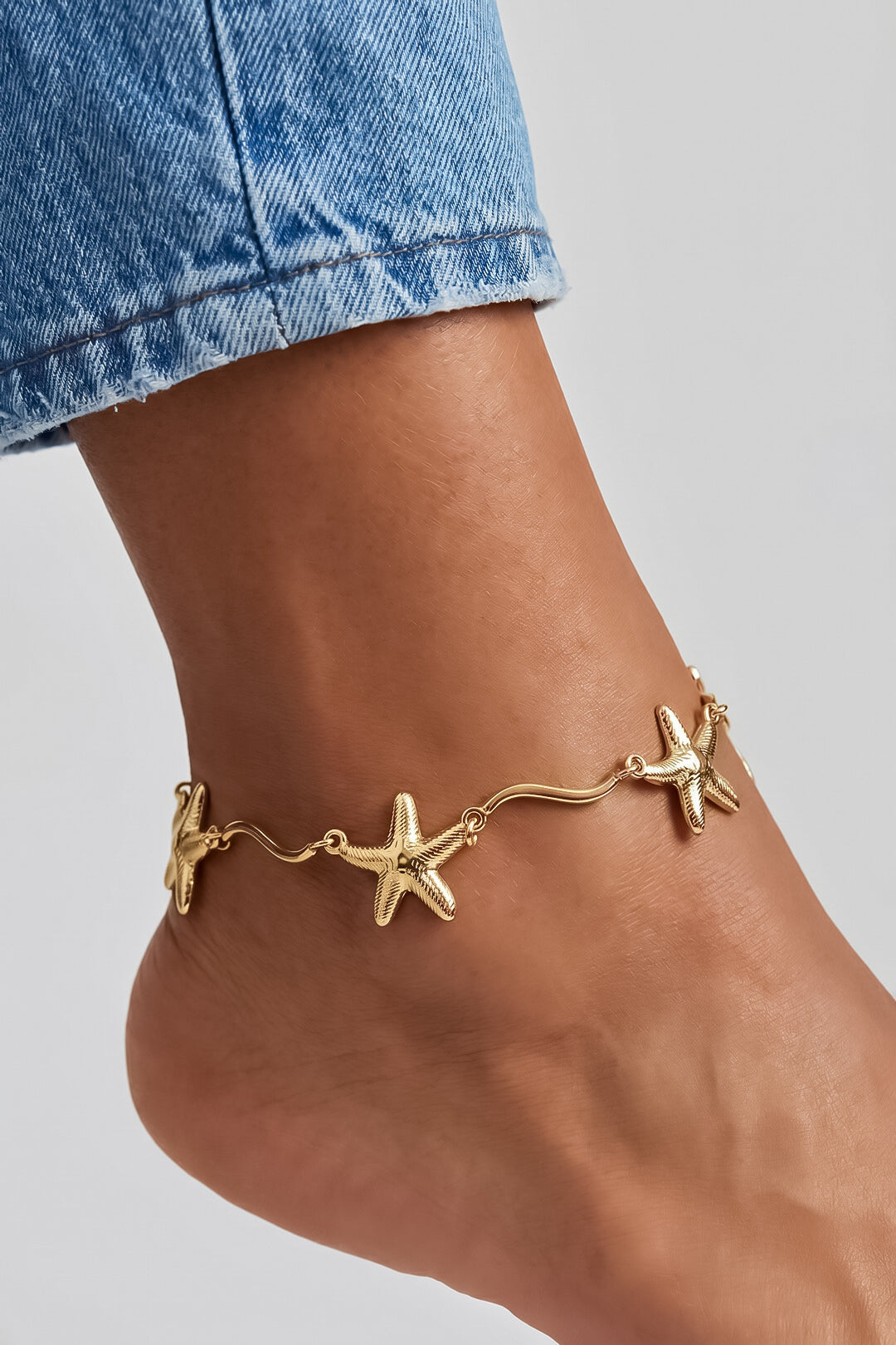 Enkelbandje Seastars EB002 Goud