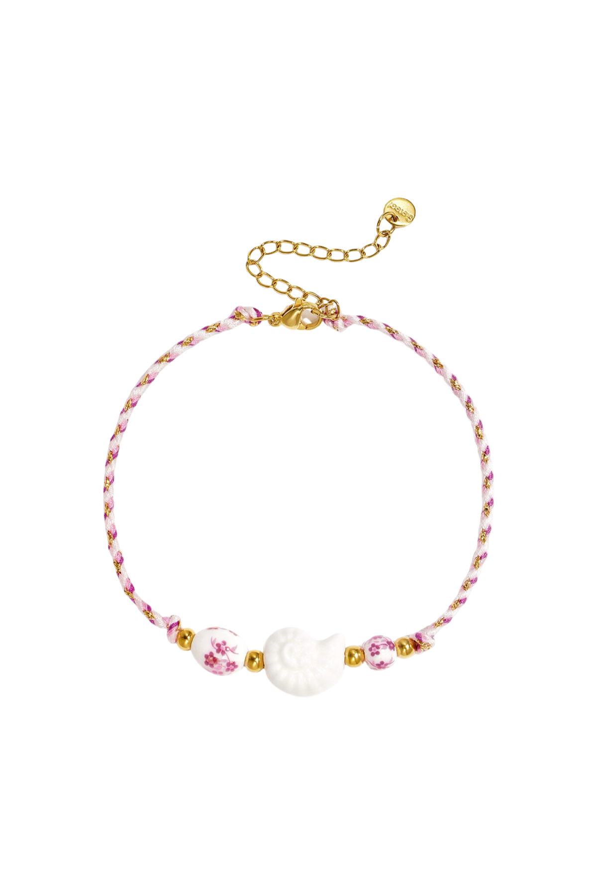 Armband Shell A037 Roze