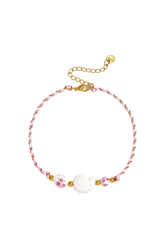 Armband Shell A037 Roze