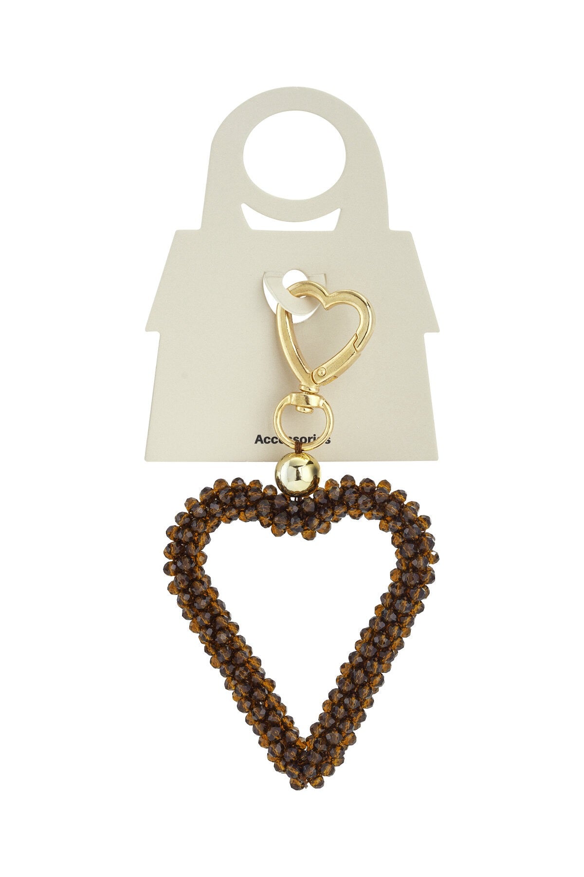 Sleutel/Tas hanger AC012 bruin