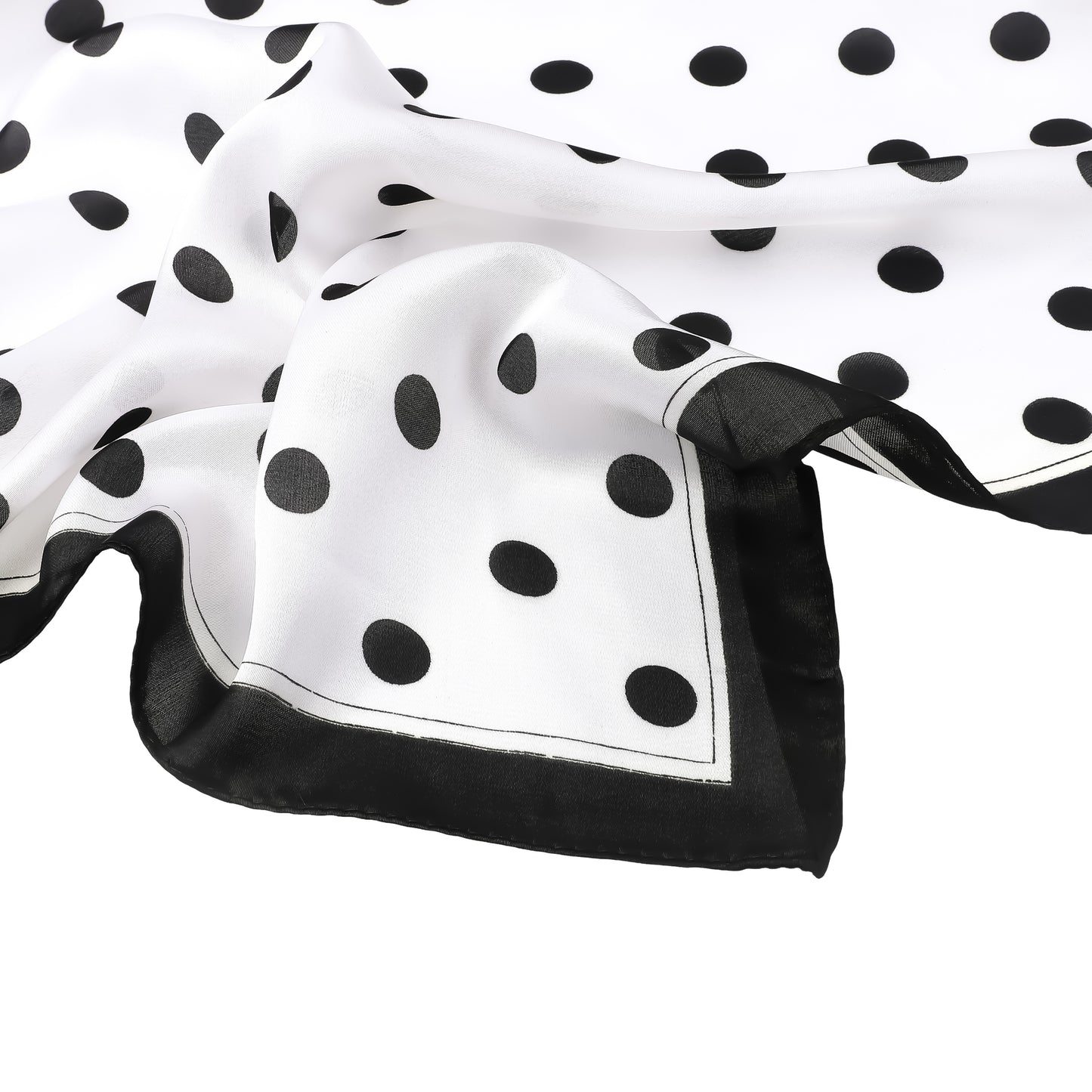 Sjaaltje Polka Dots S001 Wit