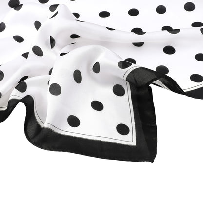 Sjaaltje Polka Dots S001 Wit