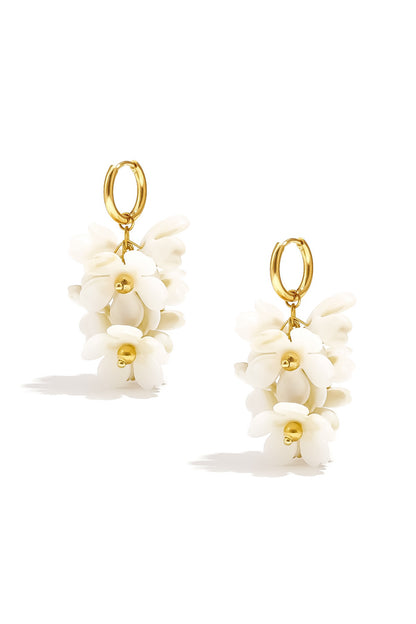 Oorbellen scallop O023 Goud