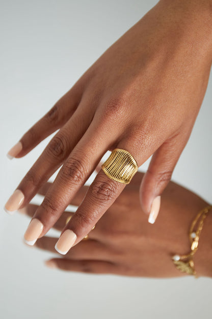 Ring vintage R019 Zilver