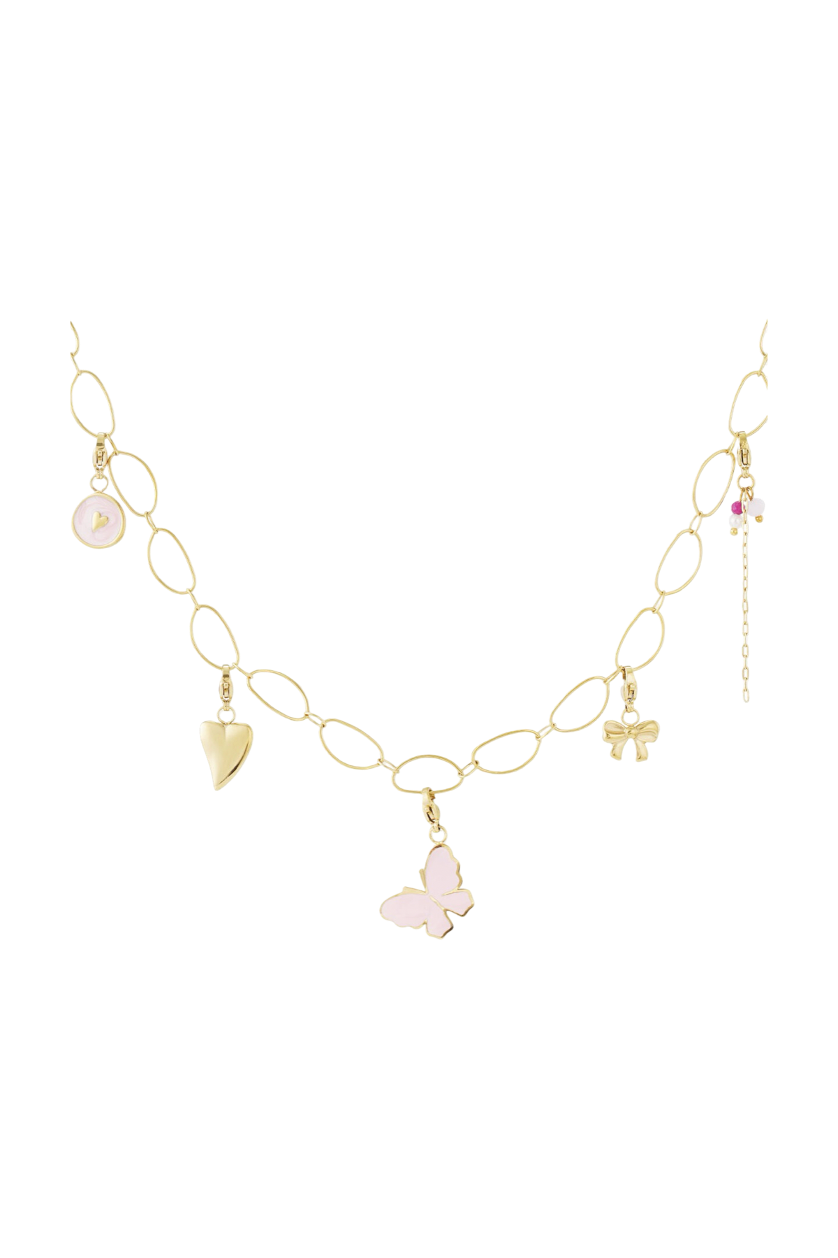 Charm Ketting CS005 Goud