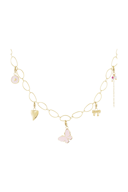 Charm Ketting CS005 Goud