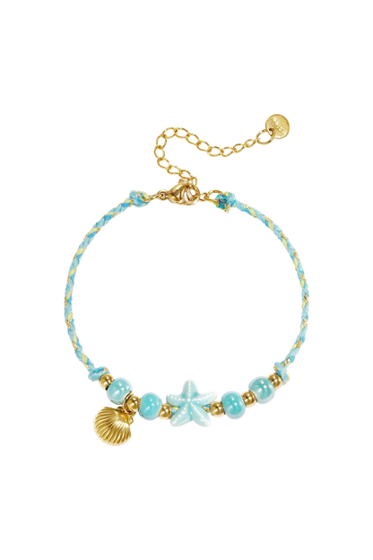 Armband Blue lagoon A035 Meerblauw