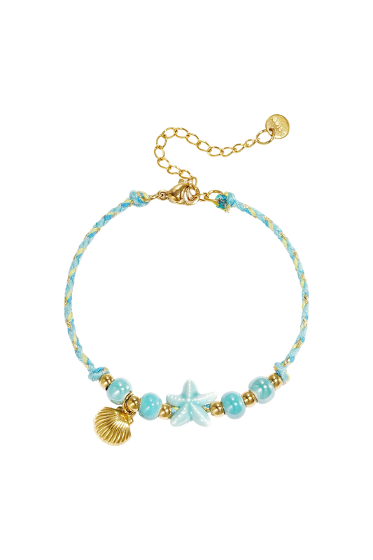 Armband Blue lagoon A035 Meerblauw