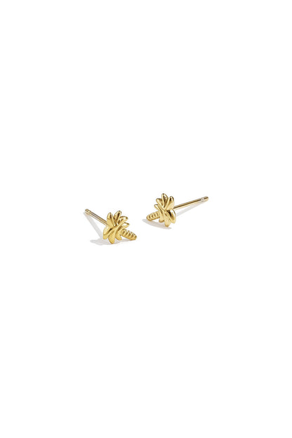 Studs palmtree S003 Goud