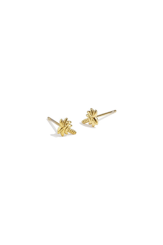 Studs palmtree S003 Goud