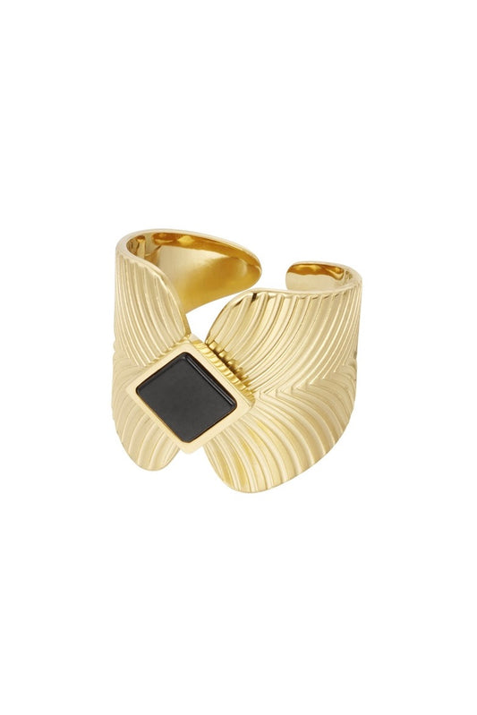 Ring black diamant R008