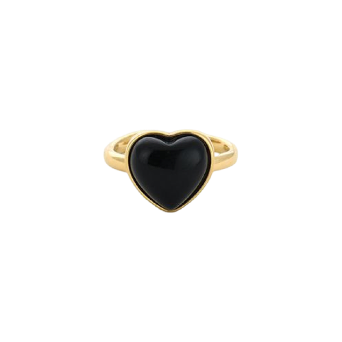Ring Heartfull R030 Black