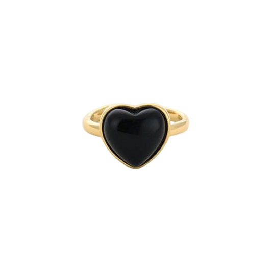 Ring Heartfull R030 Black