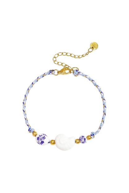 Armband Shell A037 Blauw