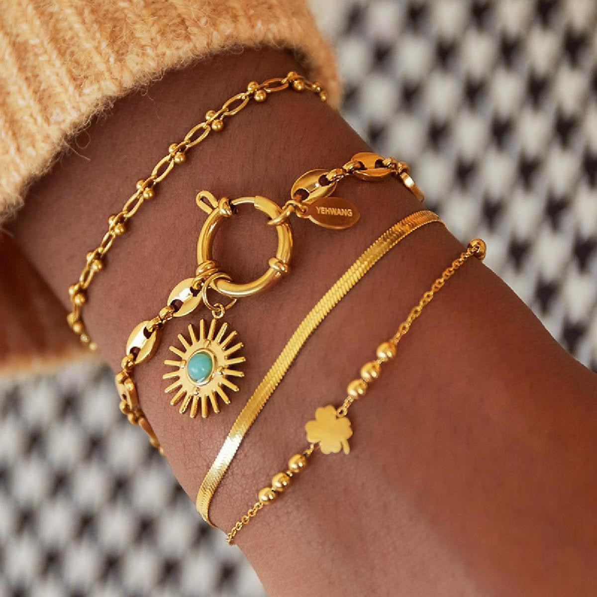 Armband met boeisluiting A014