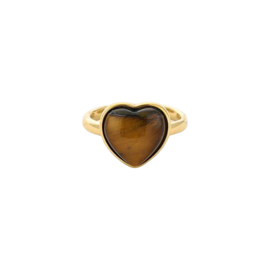 Ring Heartfull R030 Bruin