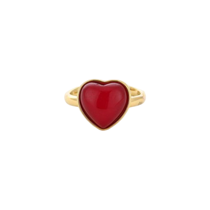Ring Heartfull R030 Rood