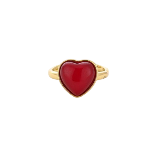 Ring Heartfull R030 Rood