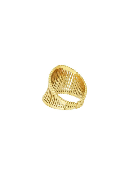 Ring vintage R019 Goud