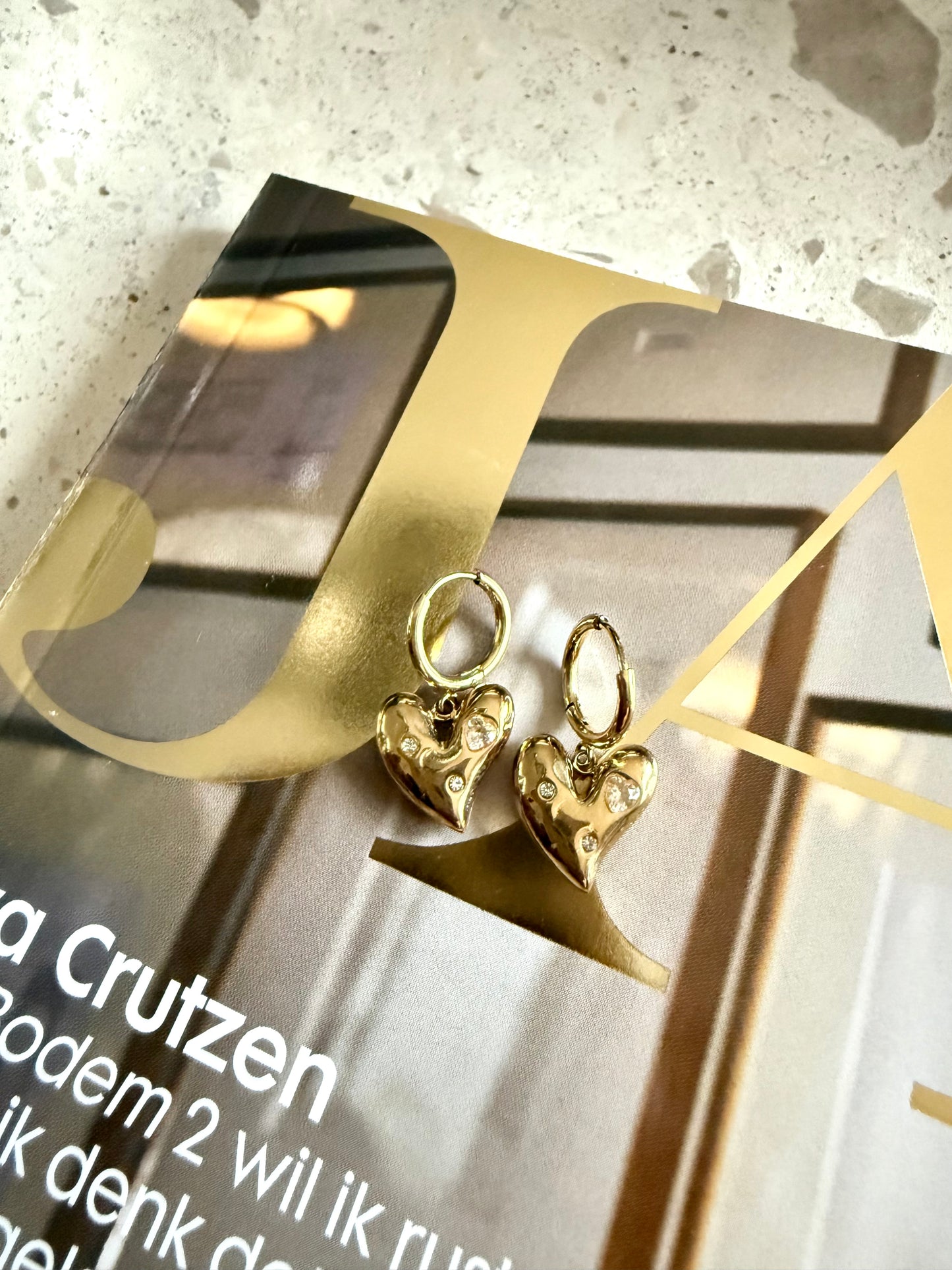 Oorbellen twinkle O022 Goud