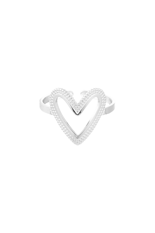 Ring Forever love R005 Zilver