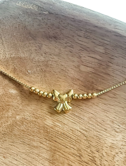Armband cute bow A015 Goud