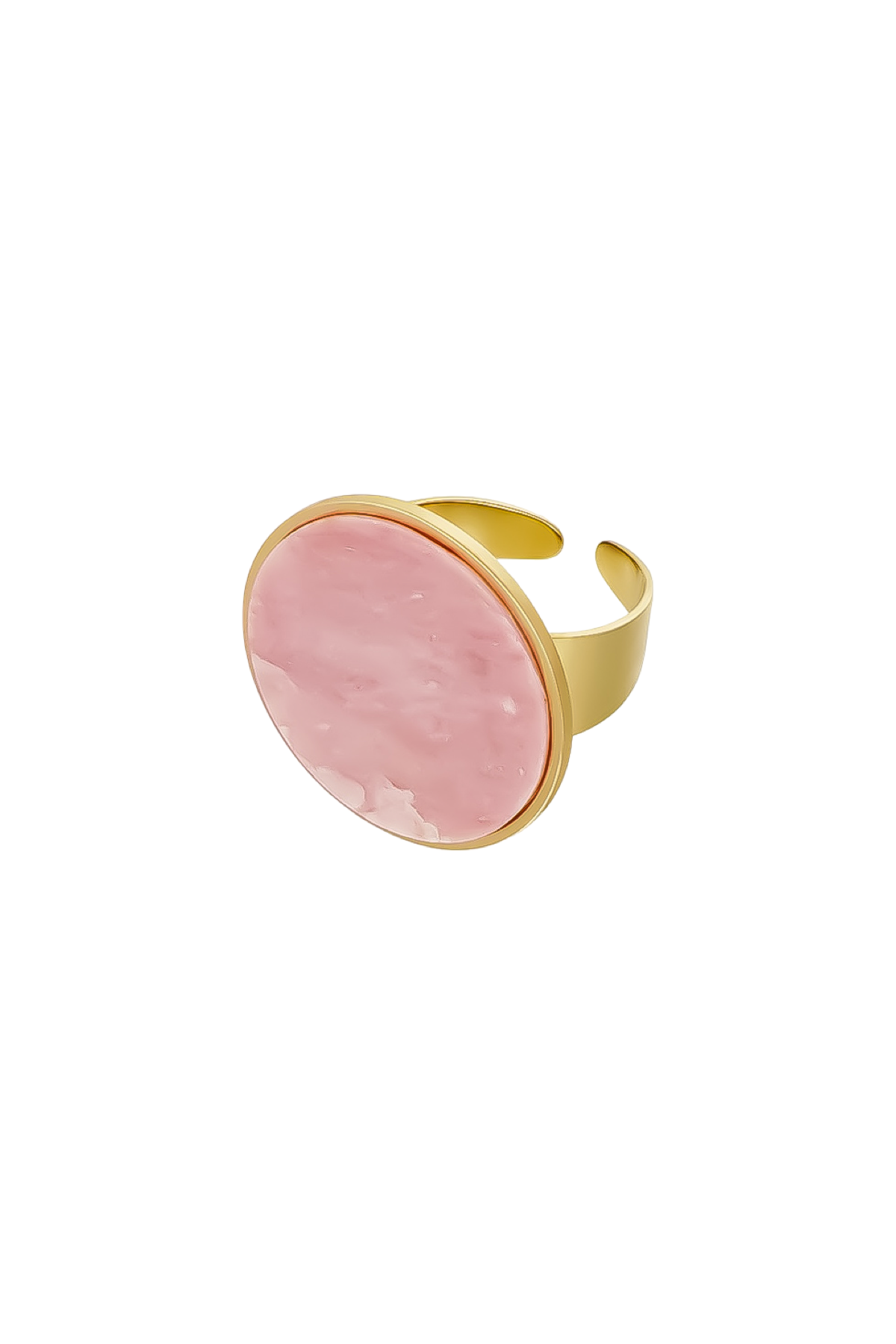 Ring rond roze R004