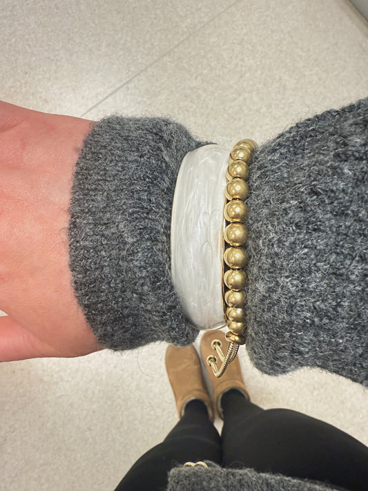 Armband chunky A020 Beige